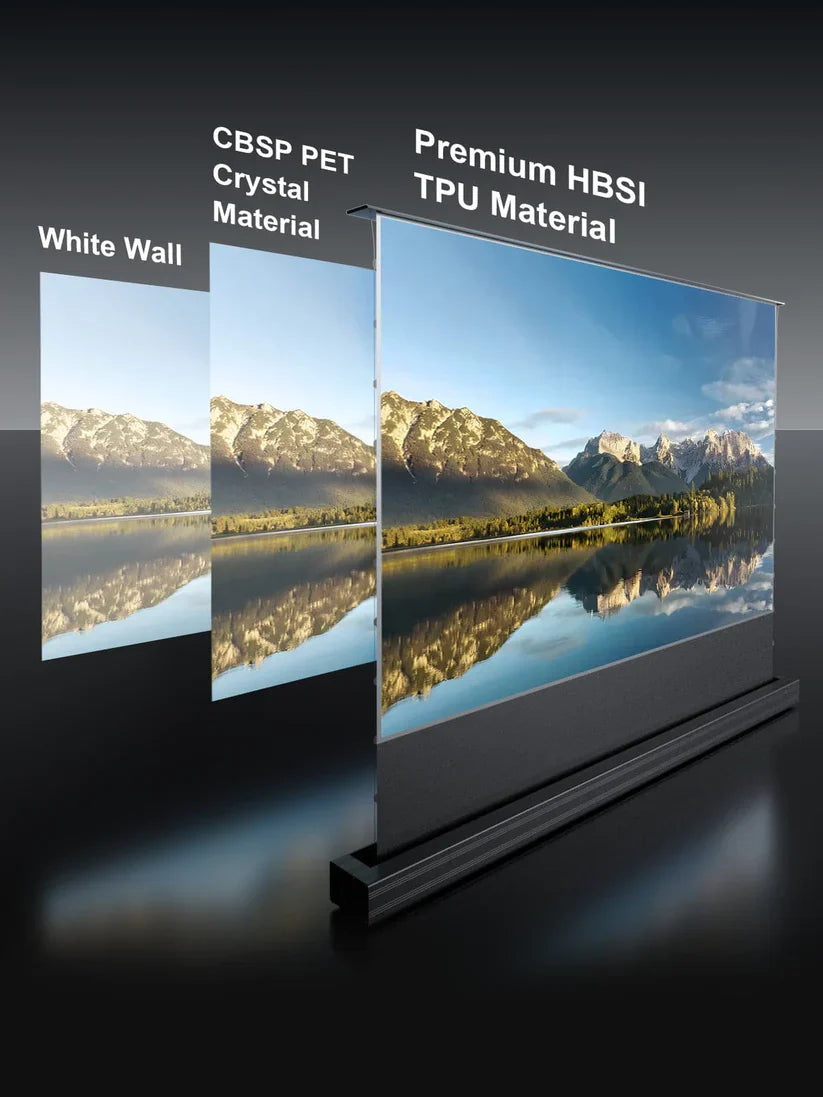 DD 100" 4K Ultra Short Throw Laser TV with Motorized ALR Screen & Furniture